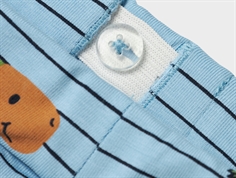 Name It dusk blue dino stribede bukser